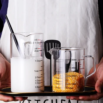 Food Grade Borosilicate Glass Measuring Cups Pot Kettle Kitchen Accessories Milk Measuring Milk Clear Glass Cup Cook Scale
Food Grade Borosilicate Glass Measuring Cups Pot Kettle Kitchen Accessories Milk Measuring Milk Clear Glass Cup Cook Scale