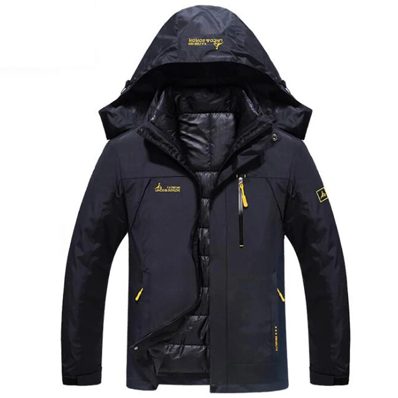 Plus Size L-6XL Winter Jacket Men Waterproof Warm 2in1 Parkas Mens Windproof Detachable Hood Thick Winter Coat Outwear Overcoat
Plus Size L-6XL Winter Jacket Men Waterproof Warm 2in1 Parkas Mens Windproof Detachable Hood Thick Winter Coat Outwear Overcoat