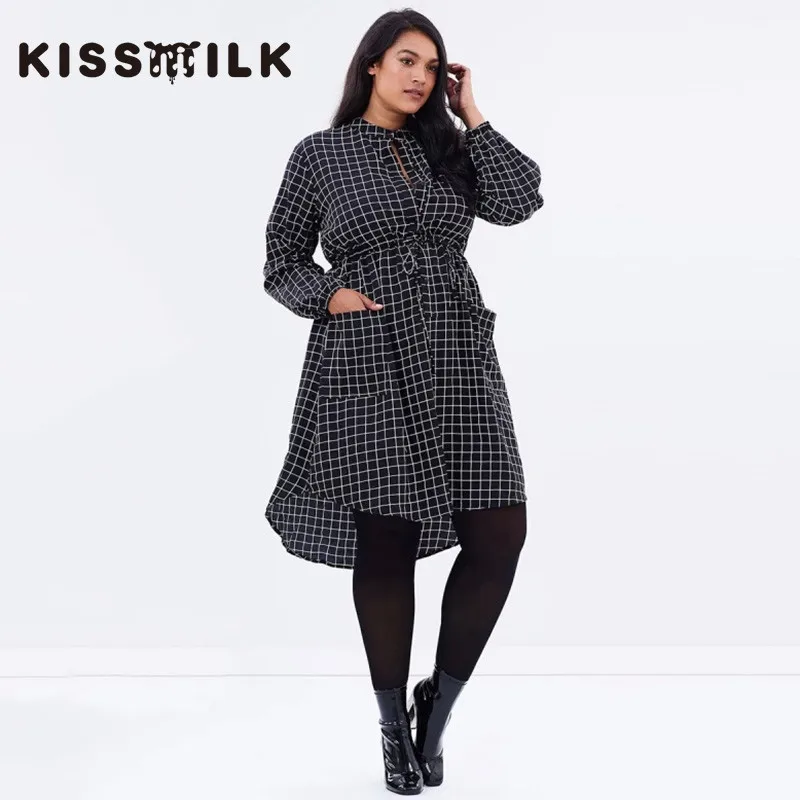 plus size western style fashion loose plaid lace-up tunic pocket long sleeve Large Size 3XL-7XL woman's Casual dress
plus size western style fashion loose plaid lace-up tunic pocket long sleeve Large Size 3XL-7XL woman's Casual dress
