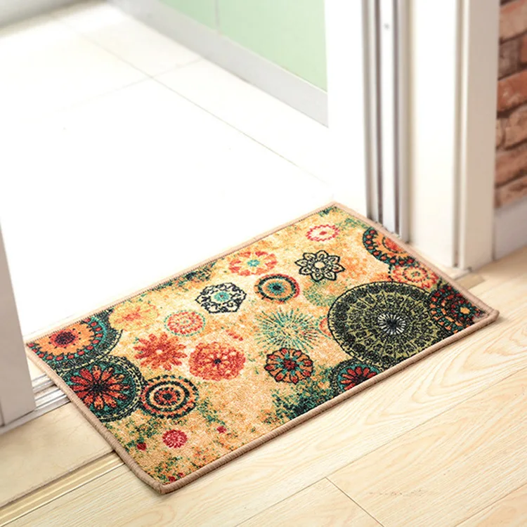New Thicken Flowers Non-slip mat foyer Foot carpet rug Household Long kitchen Door pad Fashion Rugs for Bedroom Real picture
New Thicken Flowers Non-slip mat foyer Foot carpet rug Household Long kitchen Door pad Fashion Rugs for Bedroom Real picture