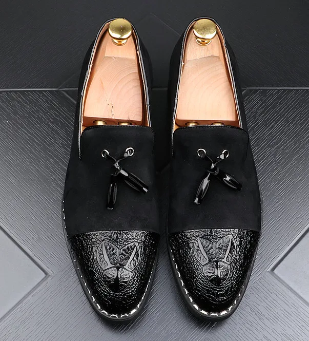 black rea men new fashion shoes male pointed toes slip on shoes male fashion personality tassel rivet dress shoes free shipping
black rea men new fashion shoes male pointed toes slip on shoes male fashion personality tassel rivet dress shoes free shipping