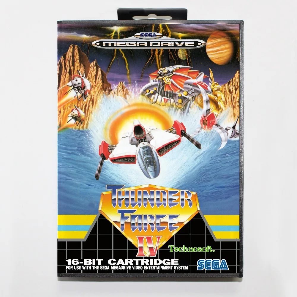 Thunderforce4 16 bit SEGA MD Game Card With Retail Box For Sega Mega Drive For Genesis 
Thunderforce4 16 bit SEGA MD Game Card With Retail Box For Sega Mega Drive For Genesis