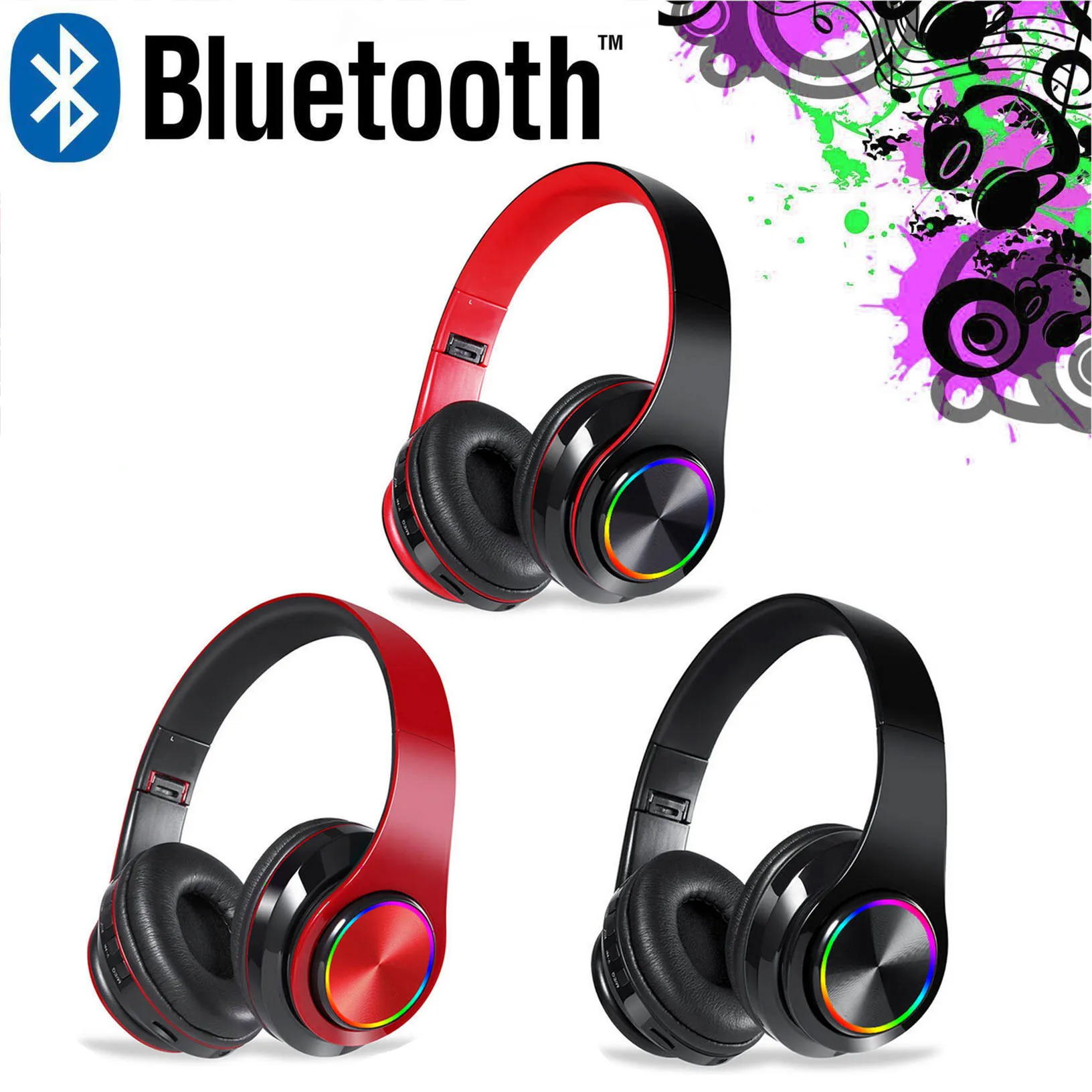 Bluetooth 4.2 Light Weight HIFI Powerful Bass Wireless Stereo Over Ear Headphone
Bluetooth 4.2 Light Weight HIFI Powerful Bass Wireless Stereo Over Ear Headphone