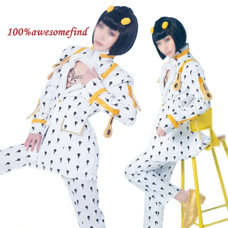 Anime JoJo's Bizarre Adventure Bruno Bucciarati Cosplay Suit Costume Full Set Women Men Fashion Halloween Party Fancy Dress
Anime JoJo's Bizarre Adventure Bruno Bucciarati Cosplay Suit Costume Full Set Women Men Fashion Halloween Party Fancy Dress