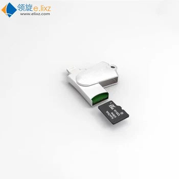 E.lixz Usb 2.0 Micro Sd Sdhc Tf Otg Card Reader Writer For