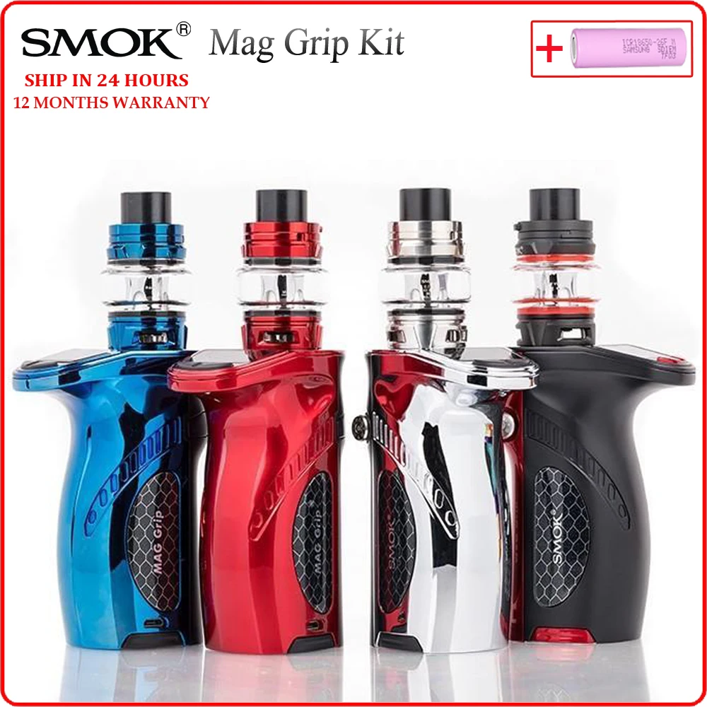 Original SMOK Mag Grip Kit 85W 100W E Cigarette Vape with TFV8 Baby V2 Atomizer Mag Box Mod Vaporizer V8 Baby V2 Coil VS GPRIV 2
Original SMOK Mag Grip Kit 85W 100W E Cigarette Vape with TFV8 Baby V2 Atomizer Mag Box Mod Vaporizer V8 Baby V2 Coil VS GPRIV 2