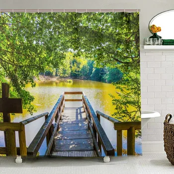 Bathroom Decor Umbria Forest Shower Curtain Landscape 100% Polyester Fabric Toilet Curtain for Bath with 12 Hooks
Bathroom Decor Umbria Forest Shower Curtain Landscape 100% Polyester Fabric Toilet Curtain for Bath with 12 Hooks