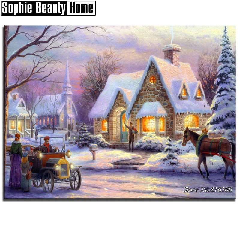 2018 Limited New Needlework Diamond Cross Stitch Kits Painting Mosaic Embroidery Christmas Home Decoration Gifts Snow Villa
2018 Limited New Needlework Diamond Cross Stitch Kits Painting Mosaic Embroidery Christmas Home Decoration Gifts Snow Villa