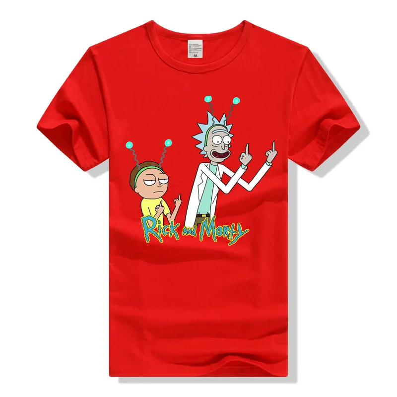 Rick and Morty Middle Finger T-shirt