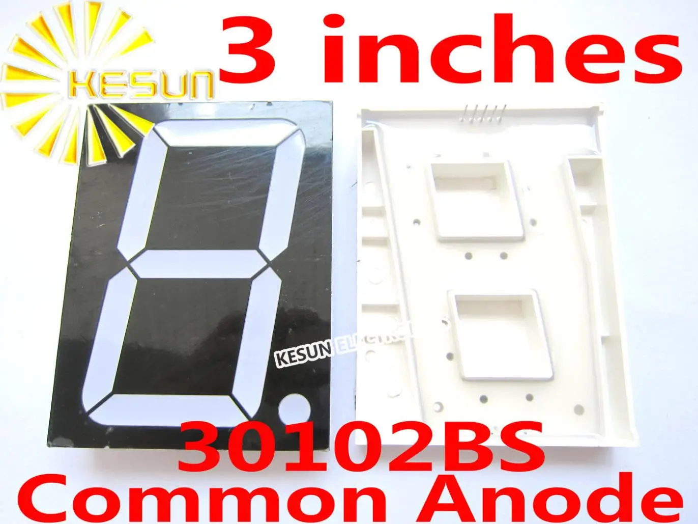 FREE SHIPPING 5PCS x 3 inches Red 30101BS 30101AS Common Anode/Cathode Single Digital Tube LED Display Module
FREE SHIPPING 5PCS x 3 inches Red 30101BS 30101AS Common Anode/Cathode Single Digital Tube LED Display Module
