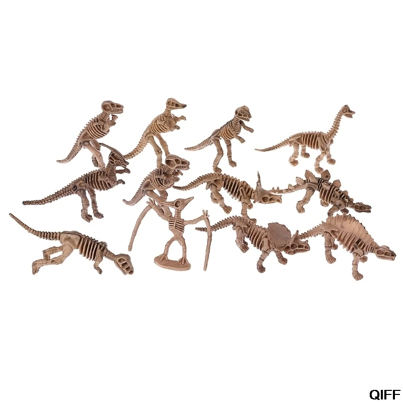 Drop Ship&Wholesale 12pcs Dinosaur Skeleton Fossils Assorted Bones Figures Toys Kids Christmas Gift May06
Drop Ship&Wholesale 12pcs Dinosaur Skeleton Fossils Assorted Bones Figures Toys Kids Christmas Gift May06
