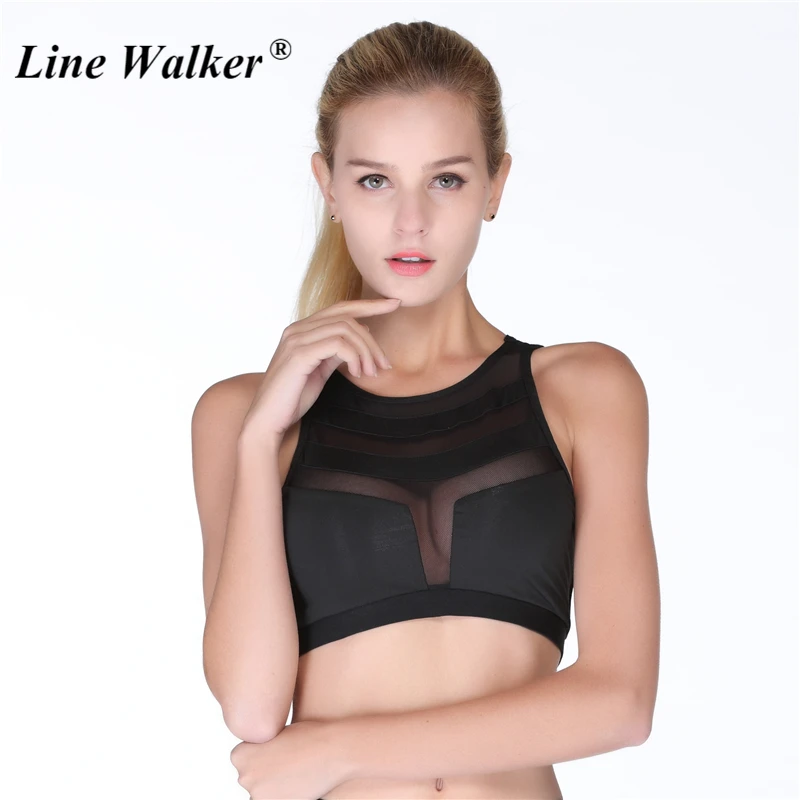 Line Walker Mesh Patchwork Sports Bra Women Fitness Running Athletic Vest Gym Yoga Push Up Sexy Sport Tops Padded Training Tank
Line Walker Mesh Patchwork Sports Bra Women Fitness Running Athletic Vest Gym Yoga Push Up Sexy Sport Tops Padded Training Tank