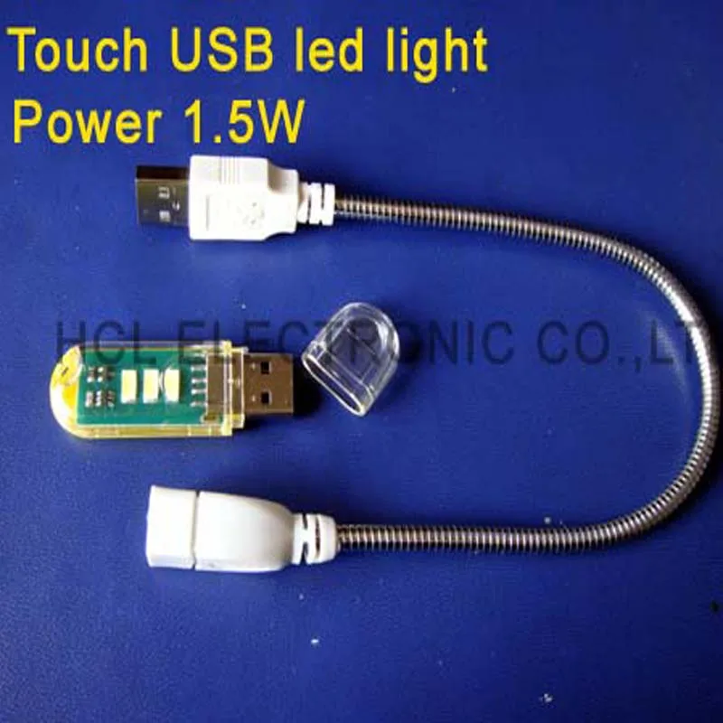 High quality touch USB led light Laptop lamp Mobile power supply bulbs free shipping/1set | Освещение
