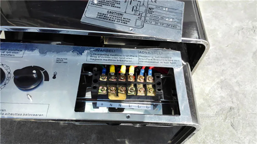 Description Picture 6 of item9KW Sauna Heater 220V Sauna Steam Generator Home Use Heating Furnace Room Dry Equipment