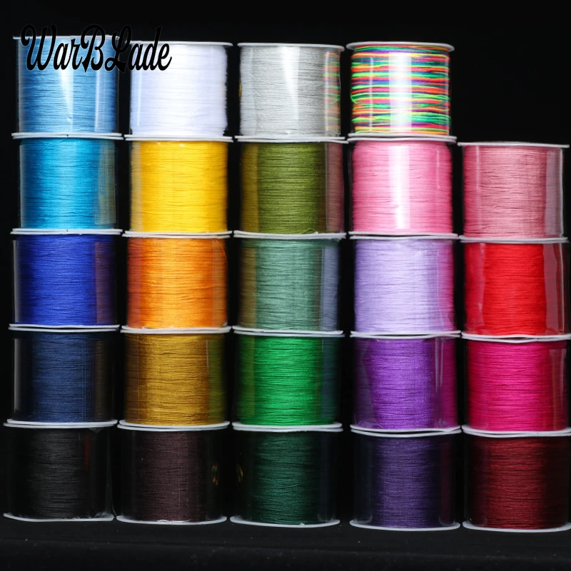 45m 0.8MM Cotton Nylon Cord Thread Cord Chinese Knot Plastic String Strap DIY Rope Bead Braided Necklace Bracelet Jewelry Making
45m 0.8MM Cotton Nylon Cord Thread Cord Chinese Knot Plastic String Strap DIY Rope Bead Braided Necklace Bracelet Jewelry Making