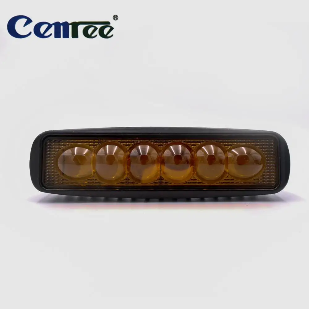 CENREE 1Pcs 18W 720LM 9-30V IP67 6000K Yellow light Spot LED Offroad Lamp Worklight for Off Road ATV Car
CENREE 1Pcs 18W 720LM 9-30V IP67 6000K Yellow light Spot LED Offroad Lamp Worklight for Off Road ATV Car