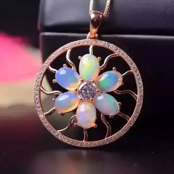 natural opal pendants 925 sterling silver natural color gem round Pendants hollow fine jewelry gift for women send necklace
natural opal pendants 925 sterling silver natural color gem round Pendants hollow fine jewelry gift for women send necklace