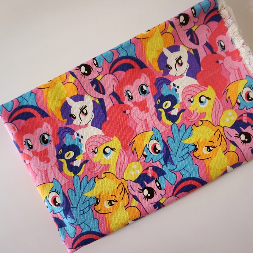 Cartoon MY cute little girl poni Cotton Polyester Canvas Fabric for Patchwork Upholstery Fabric Sewing Material Curtain bag
Cartoon MY cute little girl poni Cotton Polyester Canvas Fabric for Patchwork Upholstery Fabric Sewing Material Curtain bag