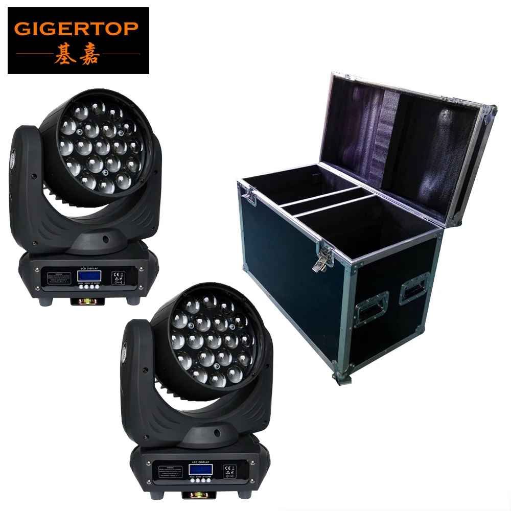 2IN1 Flightcase Pack 19x12W Led Moving Head Zoom Light OSRAM LED RGBW 4IN1 Color Mixing Zoom Adjust 6-50 Degree DMX 16CH CE ROHS
2IN1 Flightcase Pack 19x12W Led Moving Head Zoom Light OSRAM LED RGBW 4IN1 Color Mixing Zoom Adjust 6-50 Degree DMX 16CH CE ROHS