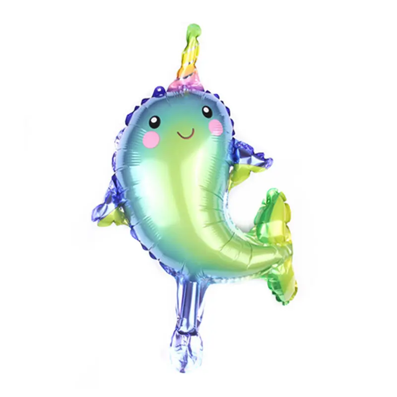 XXPWJ New Mini narwhal aluminum film balloon Holiday party Wedding decoration balloons B-191
XXPWJ New Mini narwhal aluminum film balloon Holiday party Wedding decoration balloons B-191