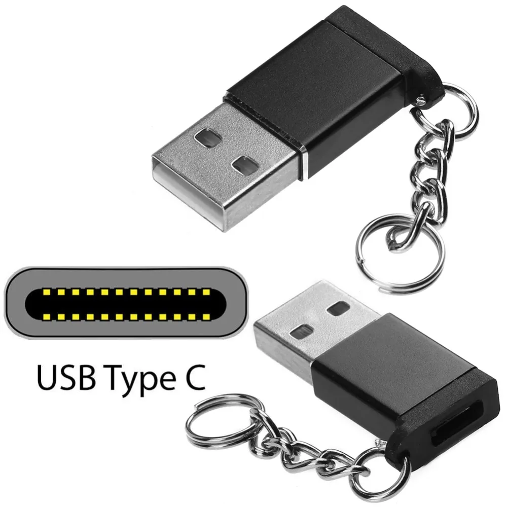 USB 3.1 USB-C Female to USB 3.0 Male Type-A Cable Adapter Connector USB to Type-C F/M Data Transfer Charging Converter Keychain
USB 3.1 USB-C Female to USB 3.0 Male Type-A Cable Adapter Connector USB to Type-C F/M Data Transfer Charging Converter Keychain