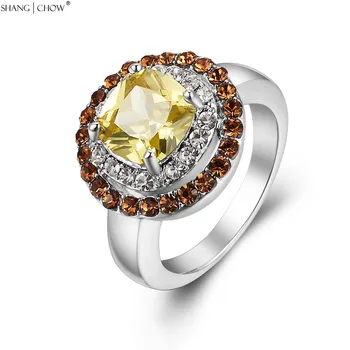 Trendy Charm Jewelry Morganite Around Yellow Quartz Stone 925 Sterling Silver Ring for women brightest star R1289
Trendy Charm Jewelry Morganite Around Yellow Quartz Stone 925 Sterling Silver Ring for women brightest star R1289