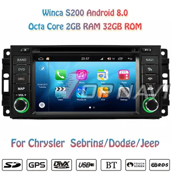 Topnavi Octa Core S200 Android 8.0Car DVD Multimedia Player For Dodge/Chrysler Sebring/Jeep Radio Stereo 2DIN GPS Navigation
Topnavi Octa Core S200 Android 8.0Car DVD Multimedia Player For Dodge/Chrysler Sebring/Jeep Radio Stereo 2DIN GPS Navigation
