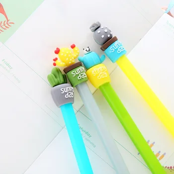 2X Kawaii Fresh Cactus Design Pot Plant Long Handle Gel Pen School Office Supply Student Stationery Black Ink Kids Gift
2X Kawaii Fresh Cactus Design Pot Plant Long Handle Gel Pen School Office Supply Student Stationery Black Ink Kids Gift