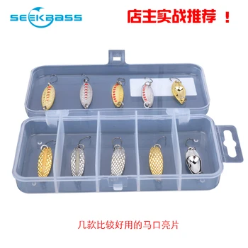 SeekBass Brand 10pcs a Lot Fishing lure spoon 2.5g 3g Gold/Silver fishing bait spoon hard lures metal lure
SeekBass Brand 10pcs a Lot Fishing lure spoon 2.5g 3g Gold/Silver fishing bait spoon hard lures metal lure