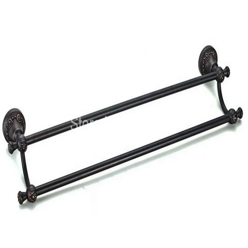 Bathroom Accessory Black Oil Rubbed Brass Ceramic Flower Wall Mounted Bathroom Double Towel Bar Towel Rack Towel Rails aba447
Bathroom Accessory Black Oil Rubbed Brass Ceramic Flower Wall Mounted Bathroom Double Towel Bar Towel Rack Towel Rails aba447