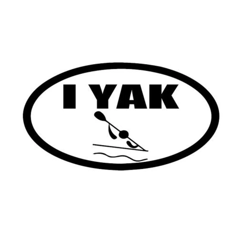 Oval I Yak Kayak Paddle Car Sticker For Truck Window Bumper Auto SUV Door Laptop Kayak Vinyl Waterproof 15*10cm
Oval I Yak Kayak Paddle Car Sticker For Truck Window Bumper Auto SUV Door Laptop Kayak Vinyl Waterproof 15*10cm
