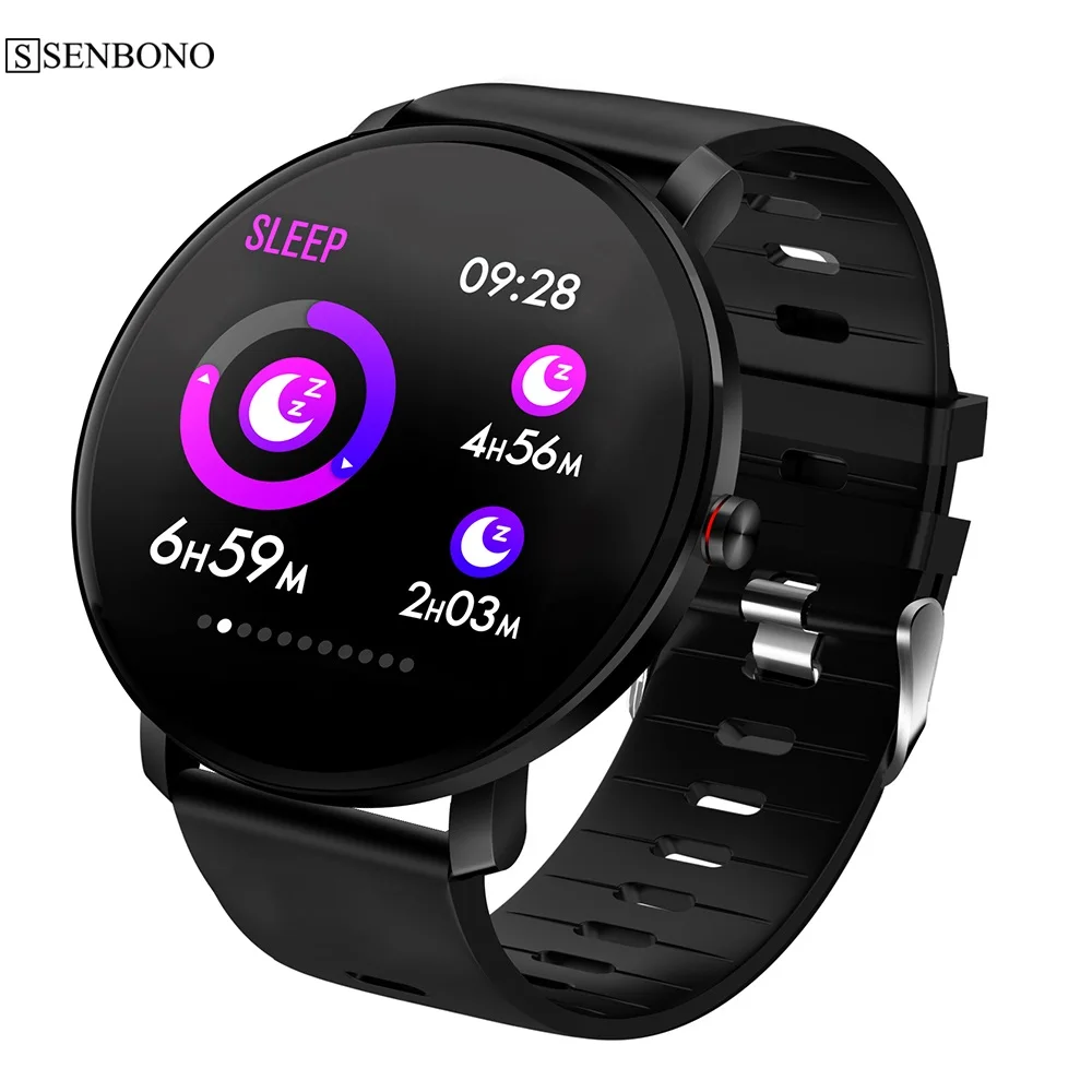 

SENBONO K9 Smart watch IP68 waterproof IPS Color Screen Heart rate monitor Fitness tracker Sports smartwatch PK CF58 K1