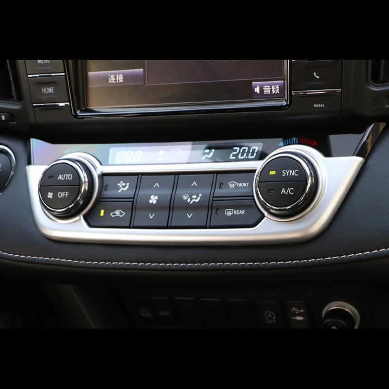 For Toyota RAV4 2013 2014 2015 2016 2017 2018 Chrome Center Console Control AC Switch Button Panel Cover Air Conditioner Trim
For Toyota RAV4 2013 2014 2015 2016 2017 2018 Chrome Center Console Control AC Switch Button Panel Cover Air Conditioner Trim