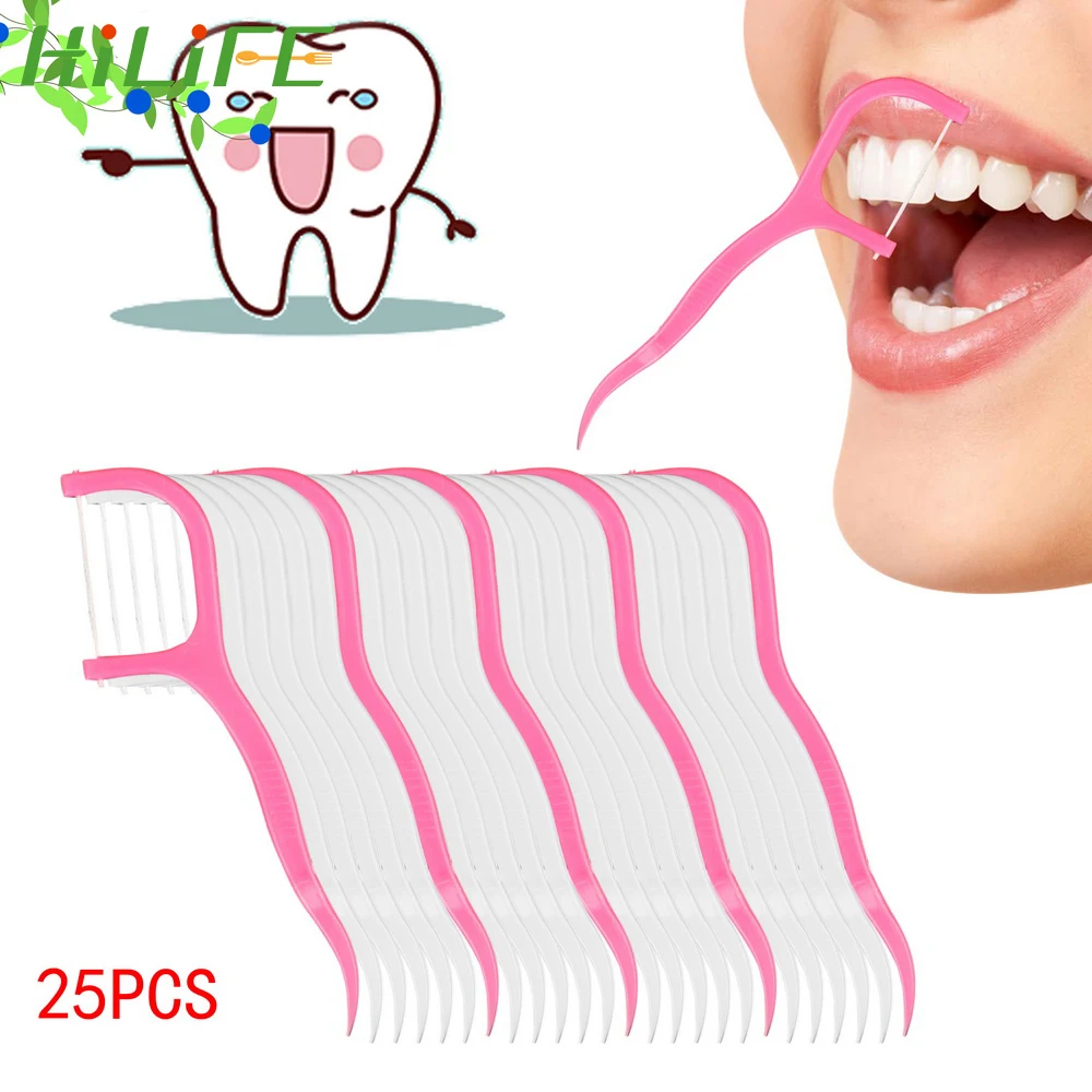 HILIFE Oral Care Toothpicks Disposable Interdental Brush Plastic Tooth Picks Toothpick Dental Floss 25pcs/pack Teeth Cleaning
HILIFE Oral Care Toothpicks Disposable Interdental Brush Plastic Tooth Picks Toothpick Dental Floss 25pcs/pack Teeth Cleaning