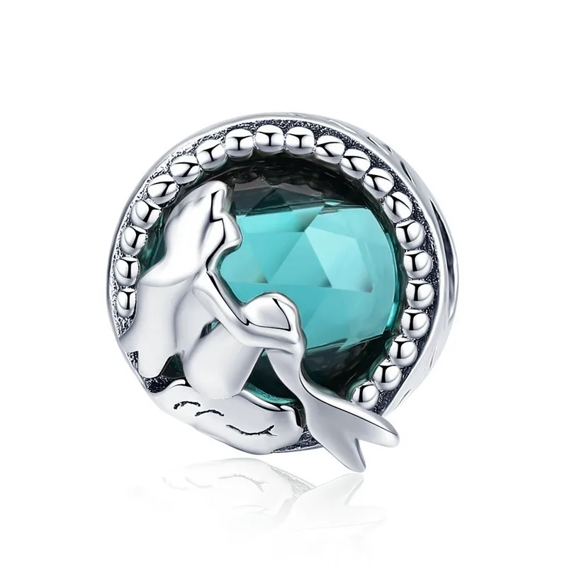 925 Sterling Silver Mermaid's Missing Round Charms Beads Fit Pandora Bracelets Necklaces DIY Jewelry Making SCC894
925 Sterling Silver Mermaid's Missing Round Charms Beads Fit Pandora Bracelets Necklaces DIY Jewelry Making SCC894