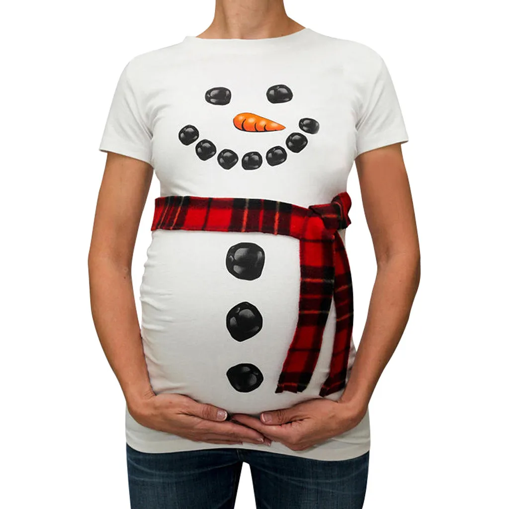 ARLONEET Christmas Maternity pregnant Mama women's blouse top Tees Snowman Cartoon T Shirts Pregnancy Tee Tops Clothes CS25
ARLONEET Christmas Maternity pregnant Mama women's blouse top Tees Snowman Cartoon T Shirts Pregnancy Tee Tops Clothes CS25