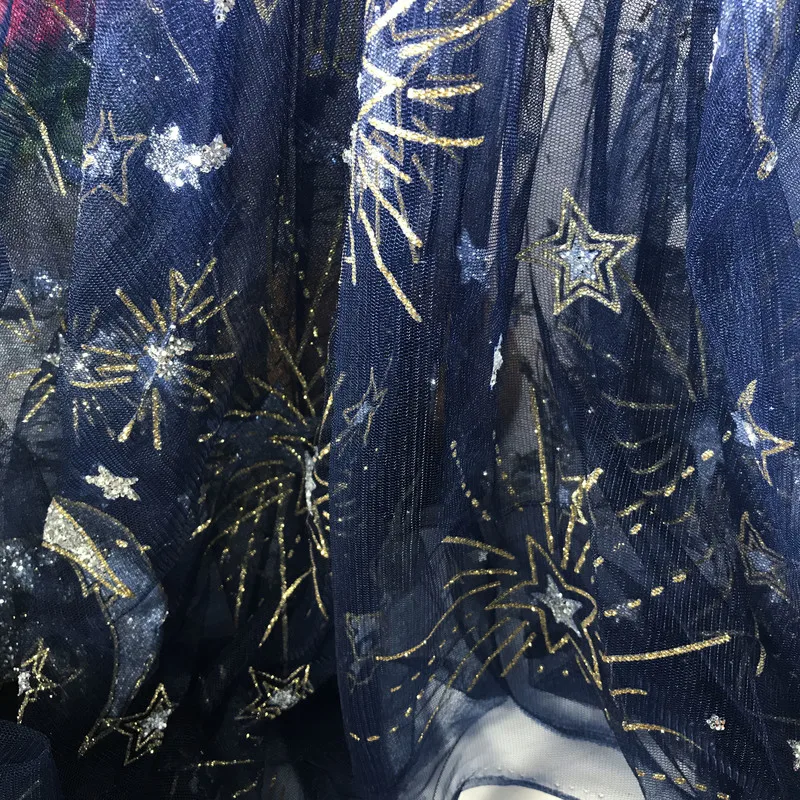 GLace 3Y/Lot 3 color new style star sequins mesh fabric 100% Polyester bronzed net fabirc dress cloth transparent fabric TX570
GLace 3Y/Lot 3 color new style star sequins mesh fabric 100% Polyester bronzed net fabirc dress cloth transparent fabric TX570