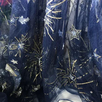 GLace 3Y/Lot 3 color new style star sequins mesh fabric 100% Polyester bronzed net fabirc dress cloth transparent fabric TX570
GLace 3Y/Lot 3 color new style star sequins mesh fabric 100% Polyester bronzed net fabirc dress cloth transparent fabric TX570