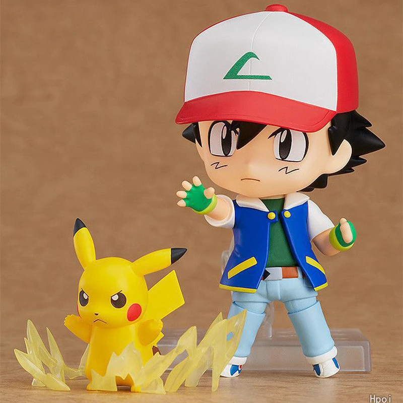 Poke Monster Ash Ketchum and Pikachu Action Figures Q Ver Nendoriod 800 Model Toys 4" 10cm
Poke Monster Ash Ketchum and Pikachu Action Figures Q Ver Nendoriod 800 Model Toys 4" 10cm