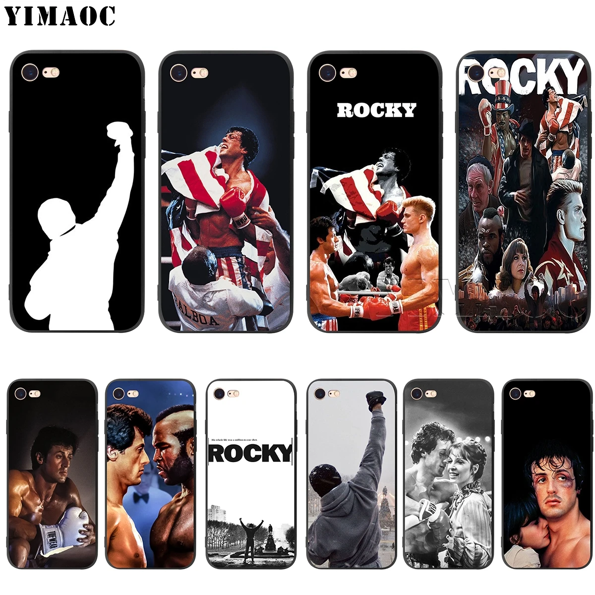 YIMAOC Rocky Balboa Silicone Soft Case for iPhone 11 Pro XS Max XR X 8 7 6 6S Plus 5 5S SE
YIMAOC Rocky Balboa Silicone Soft Case for iPhone 11 Pro XS Max XR X 8 7 6 6S Plus 5 5S SE