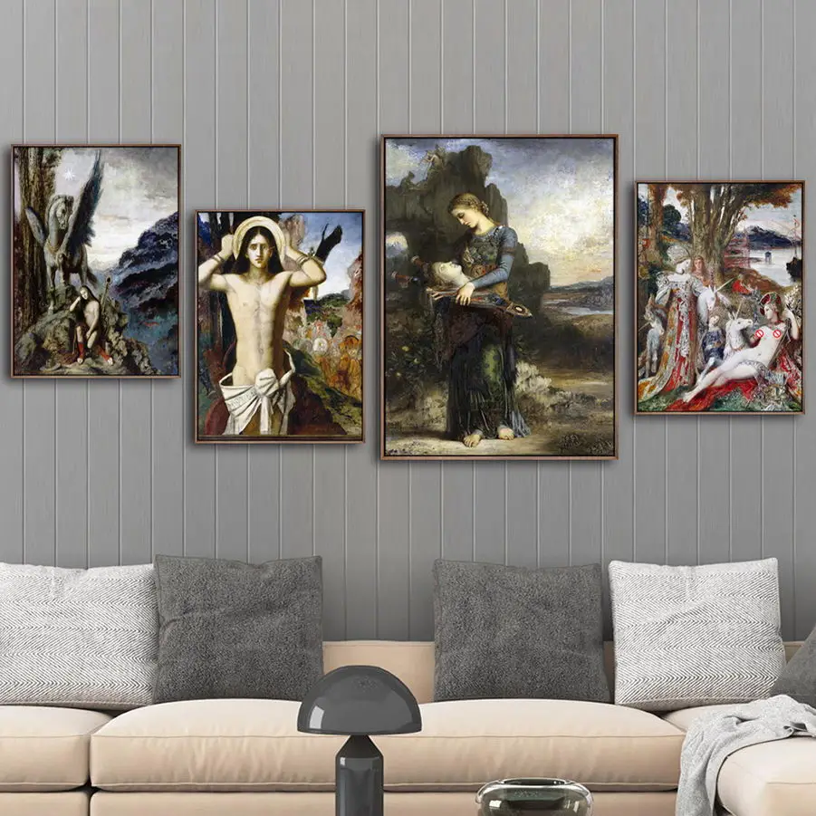 Home Decoration Print Canvas Art Wall Pictures for Living Room Poster French Canvas Printings Oil Paintings Gustave Moreau 
Home Decoration Print Canvas Art Wall Pictures for Living Room Poster French Canvas Printings Oil Paintings Gustave Moreau