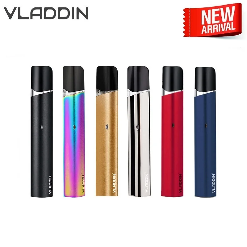 VLADDIN RE Full Kit Pod System Vaporizer 12W Power 1.5ml Pod Cartridge 350mah Vape Pen VS JUSTFOG MINIFIT C601 E-Cigarettes Kit
VLADDIN RE Full Kit Pod System Vaporizer 12W Power 1.5ml Pod Cartridge 350mah Vape Pen VS JUSTFOG MINIFIT C601 E-Cigarettes Kit