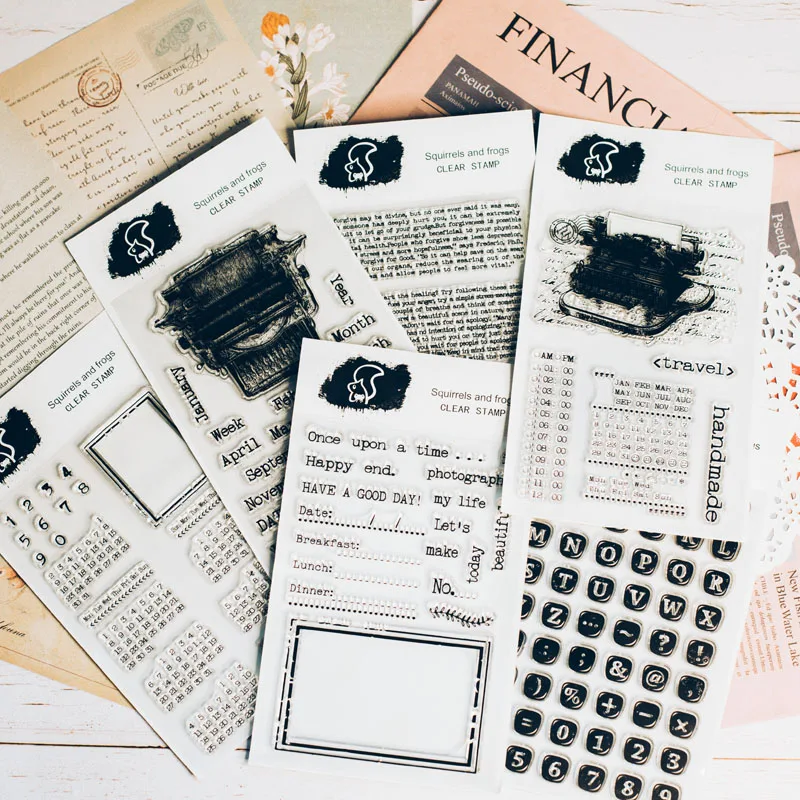 Retro typewriter English/calendar/keyletter/paragraph Transparent Clear Silicone Stamp/Seal for DIY scrapbooking/photo album
Retro typewriter English/calendar/keyletter/paragraph Transparent Clear Silicone Stamp/Seal for DIY scrapbooking/photo album