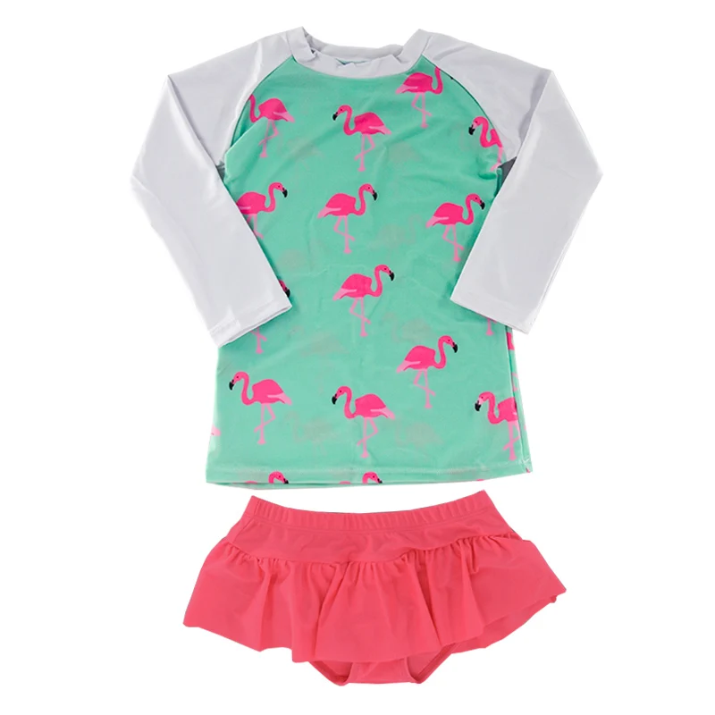 Korean Children Two Pieces Swimsuit Printed Girls Rash Guard Beach Wear Long Sleeve RashBoxers Baby Swimwear Kid Bathing Suit
Korean Children Two Pieces Swimsuit Printed Girls Rash Guard Beach Wear Long Sleeve RashBoxers Baby Swimwear Kid Bathing Suit