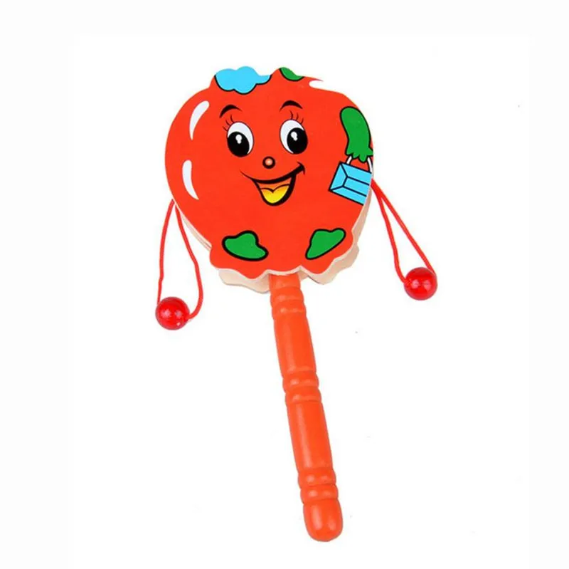 17cm Wooden Rattle Pellet Drum Cartoon Musical Instrument Toy for Child Kids Gift Rattle-Drums 0-12 Months baby toys 221#10
17cm Wooden Rattle Pellet Drum Cartoon Musical Instrument Toy for Child Kids Gift Rattle-Drums 0-12 Months baby toys 221#10