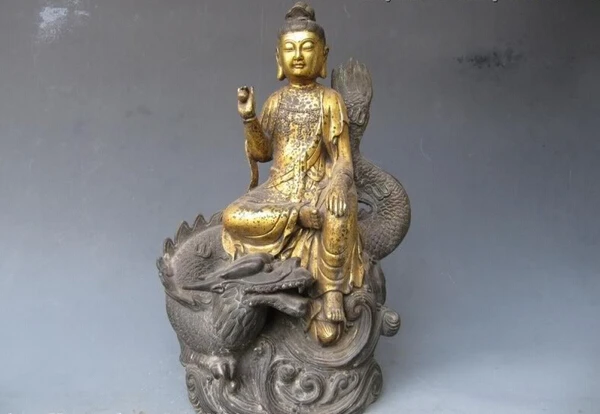 Fast shipping USPS to USA S0690 Tibet Fane Folk classical Old Bronze Gild Kwan-Yin Statue Ride on Dragon
Fast shipping USPS to USA S0690 Tibet Fane Folk classical Old Bronze Gild Kwan-Yin Statue Ride on Dragon