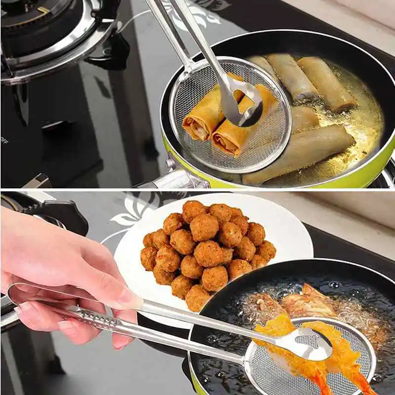Aihogard Portable Sifter Colander Oil-Frying Spoon with Clip Stainless Steel Baking Tool Fine Mesh Wire Flour Sifter Sieve
Aihogard Portable Sifter Colander Oil-Frying Spoon with Clip Stainless Steel Baking Tool Fine Mesh Wire Flour Sifter Sieve