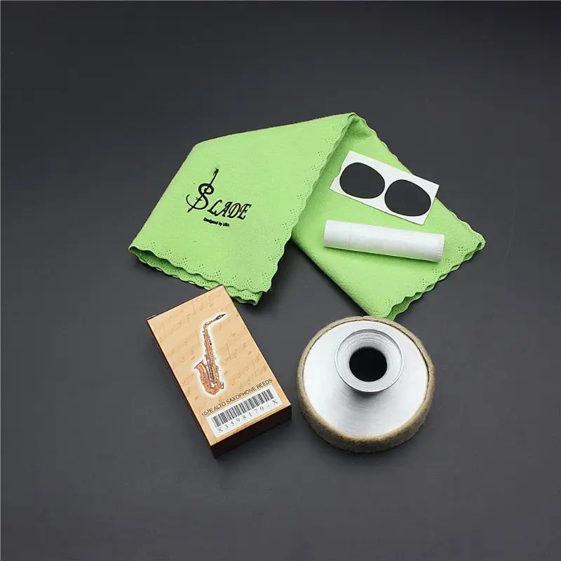 1Set Woodwind Maintain Cleaning Kit Cloth Reed Mute Cork Grease Mouthpiece Patch Alto Saxophone Instruments Parts Accessories
1Set Woodwind Maintain Cleaning Kit Cloth Reed Mute Cork Grease Mouthpiece Patch Alto Saxophone Instruments Parts Accessories