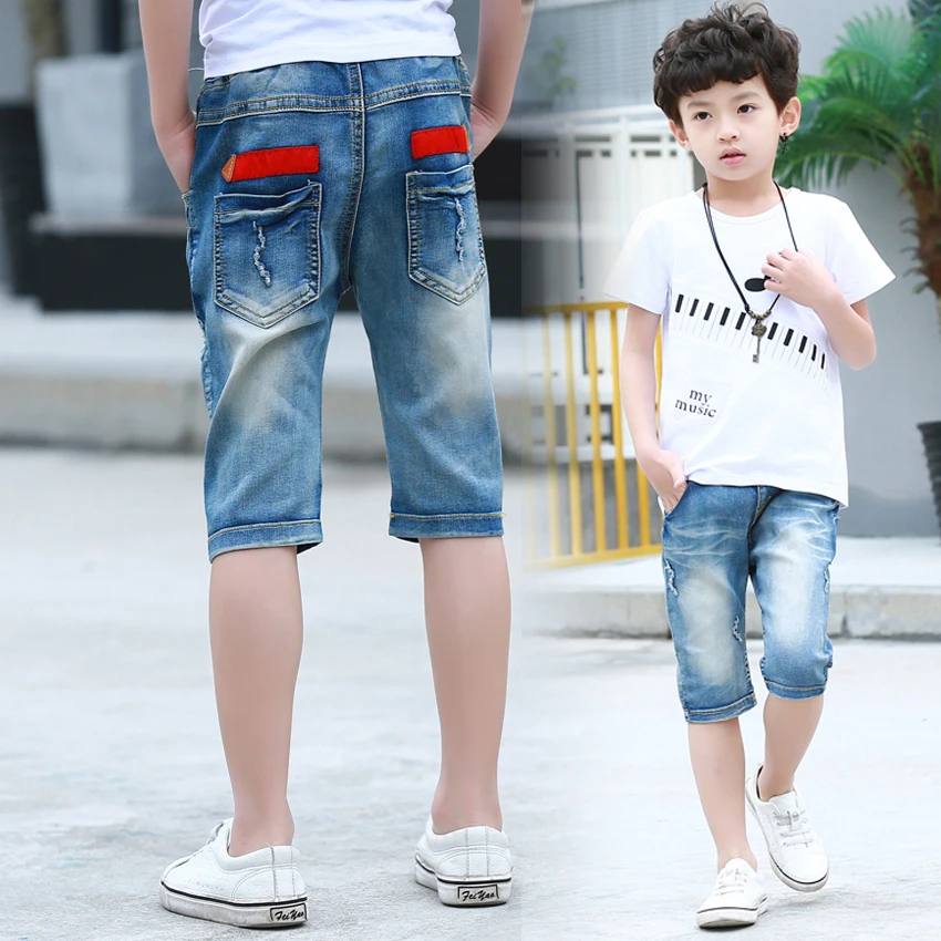 Hot Baby Boy Hole Jeans Shorts Pants for Age 3 4 5 6 7 8 9 10 11 12 13 Year Kids Knee Length Blue Color Denim Summer Clothing
Hot Baby Boy Hole Jeans Shorts Pants for Age 3 4 5 6 7 8 9 10 11 12 13 Year Kids Knee Length Blue Color Denim Summer Clothing