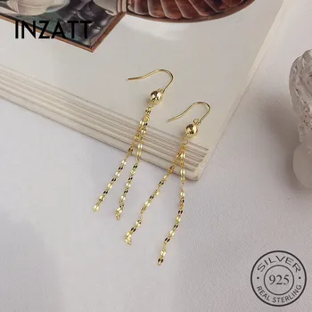 INZATT Real 925 Sterling Silver Minimalist Chain Long Tassel Dangle Drop Earrings For Elegant Women Engagement Fine Jewelry 2019
INZATT Real 925 Sterling Silver Minimalist Chain Long Tassel Dangle Drop Earrings For Elegant Women Engagement Fine Jewelry 2019
